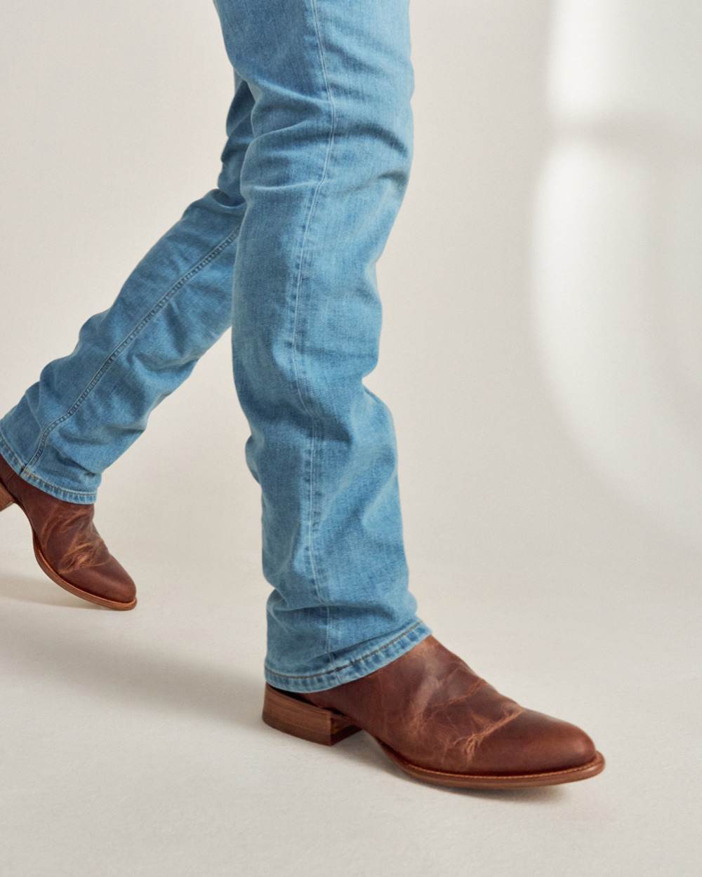 Tecovas The Earl Size 10 D Brown Leather Roper Boots